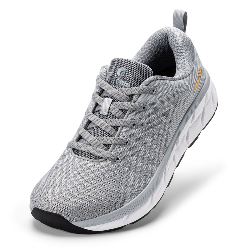 Breathable Mesh Athletic Shoes - حذاء رياضي رجالي واسع من FitVille،