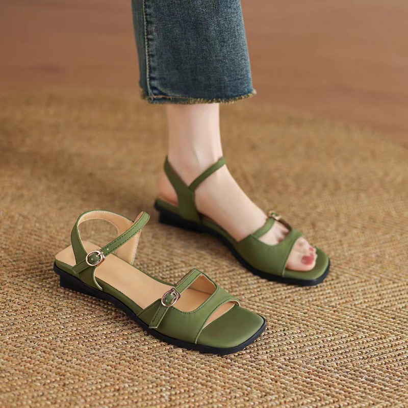Sandals - صنادل نسائية فرنسية عصرية متعددة الاستخدامات