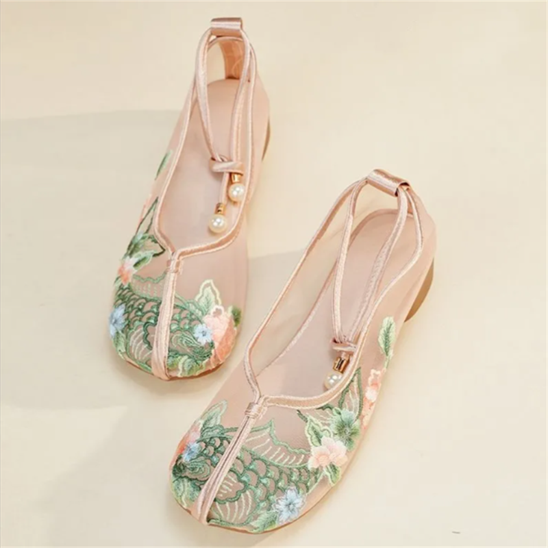 صنادل شبكية مطرزة عصرية مريحة  - مراجعة Sandals وسعره