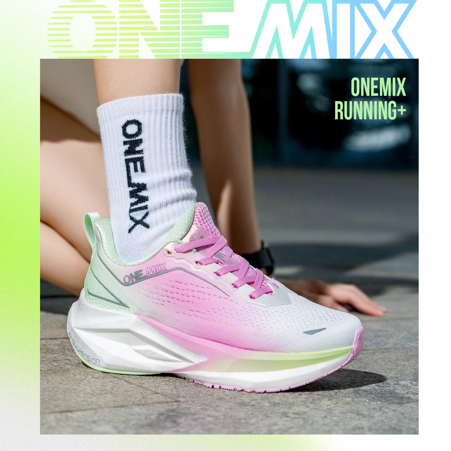 أحذية الجري ONEMIX للرجال خفيف - مراجعة Reflective Night Running Shoes وسعره