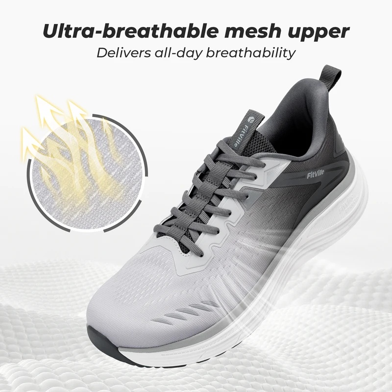 أحذية رياضية رجالية من Fitvill - مراجعة Wide Toe Box Running Sneakers وسعره