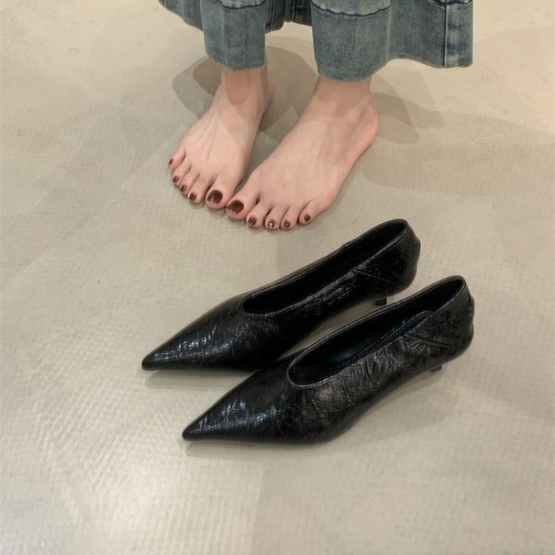 2025 خريف جديد ركاب الرياح كعب - مراجعة Women'S Shoes وسعره