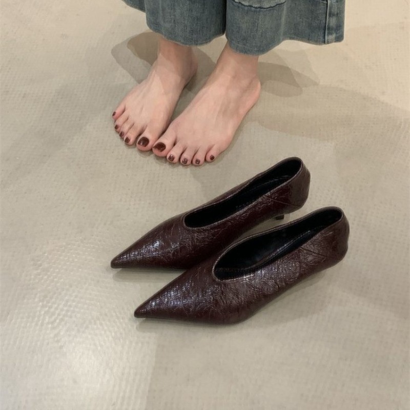 2025 خريف جديد ركاب الرياح كعب - مراجعة Women'S Shoes وسعره